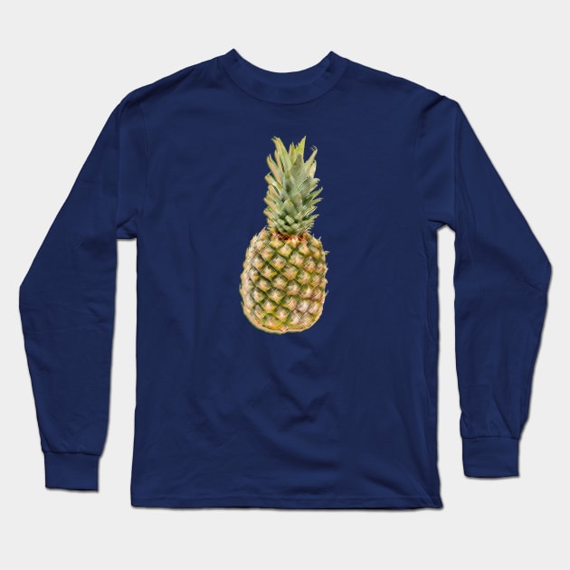 Pineapple Long Sleeve T-Shirt by WickedFaery